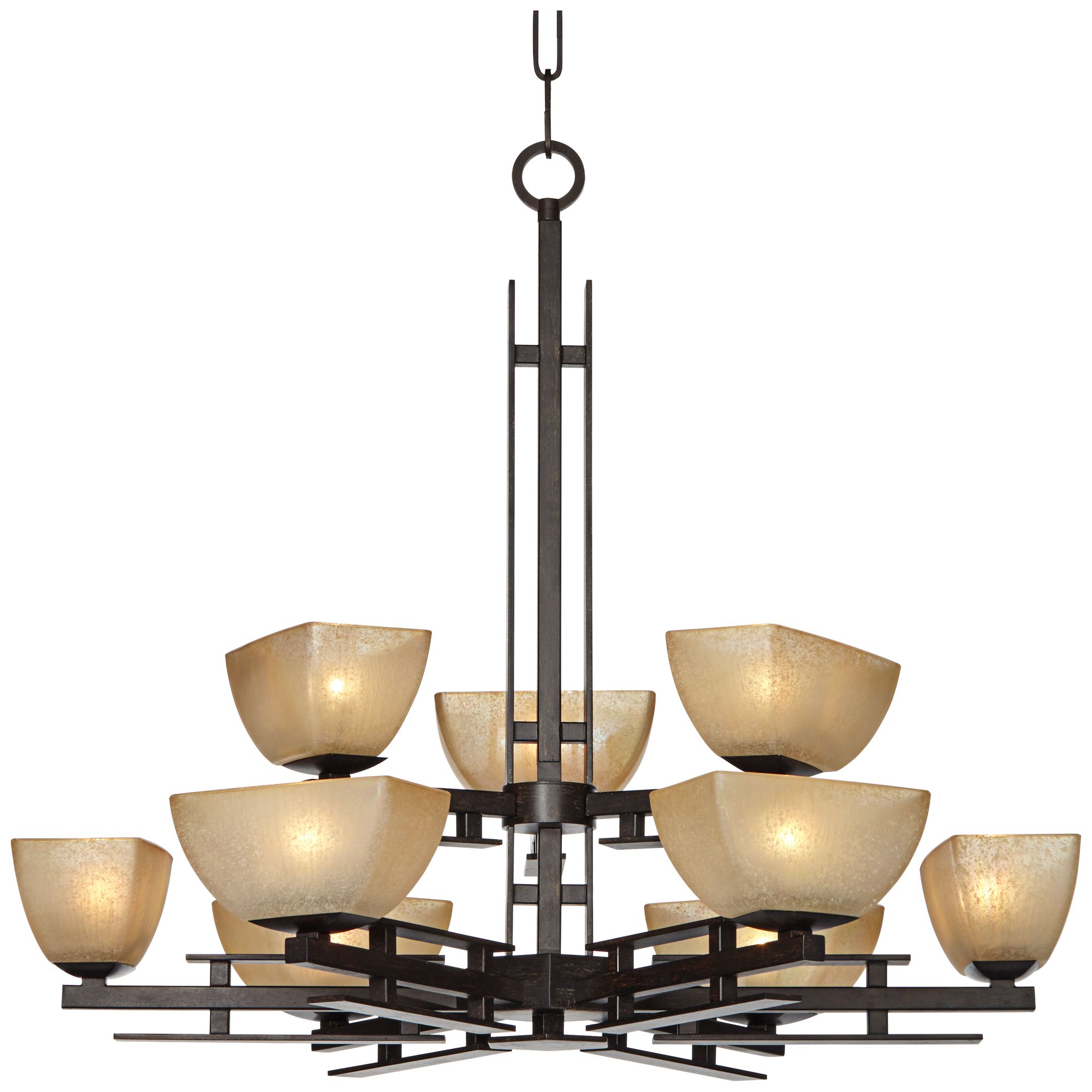 Lineage Collection 32 3/4" Wide Two-Tier Chandelier
