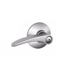 Schlage Manhattan Satin Chrome Privacy Door Lever