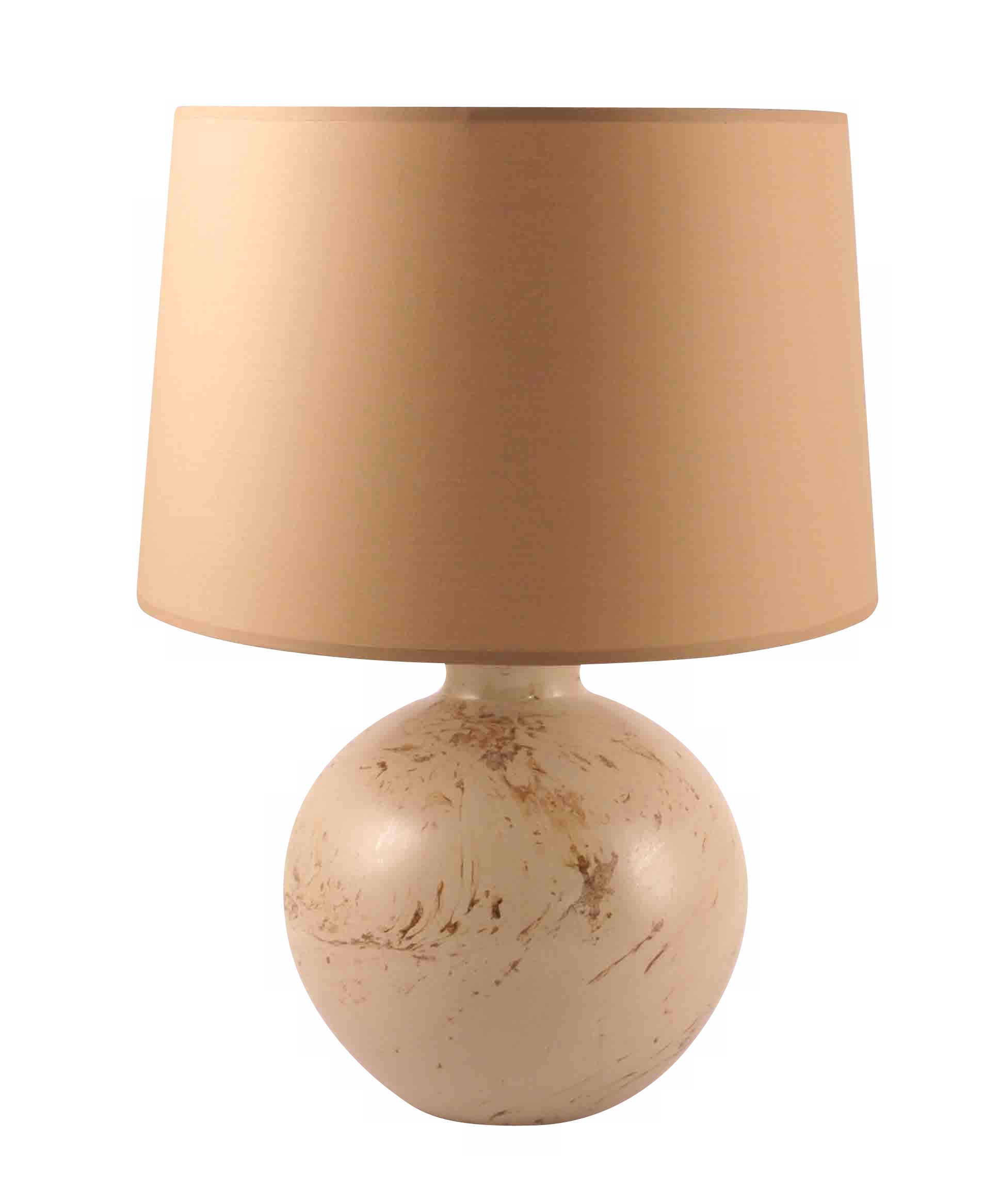 Haeger Potteries Ceramic Bristol Creme Malfi Table Lamp