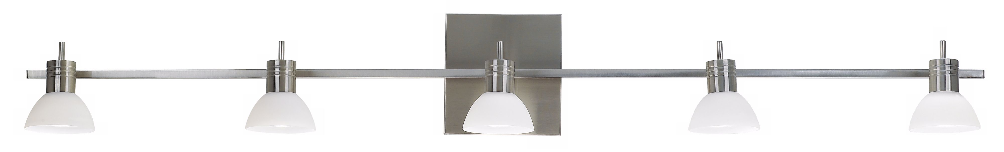 Modo Collection Brushed Steel 43 1/2" Wide Bathroom Light