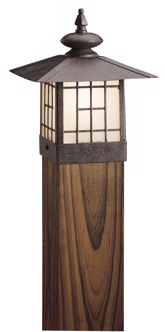 Kichler Bronze Finish Mission Post Landscape Light