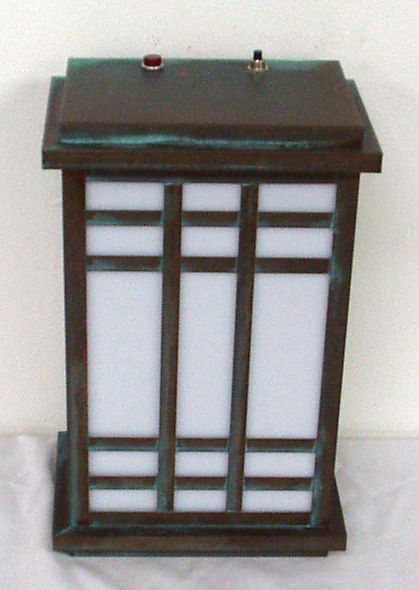 Verde Emergency Outdoor Wall Lantern