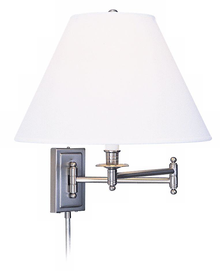 Kinetic Collection Brushed Chrome Ascot Plug-In Swing Arm