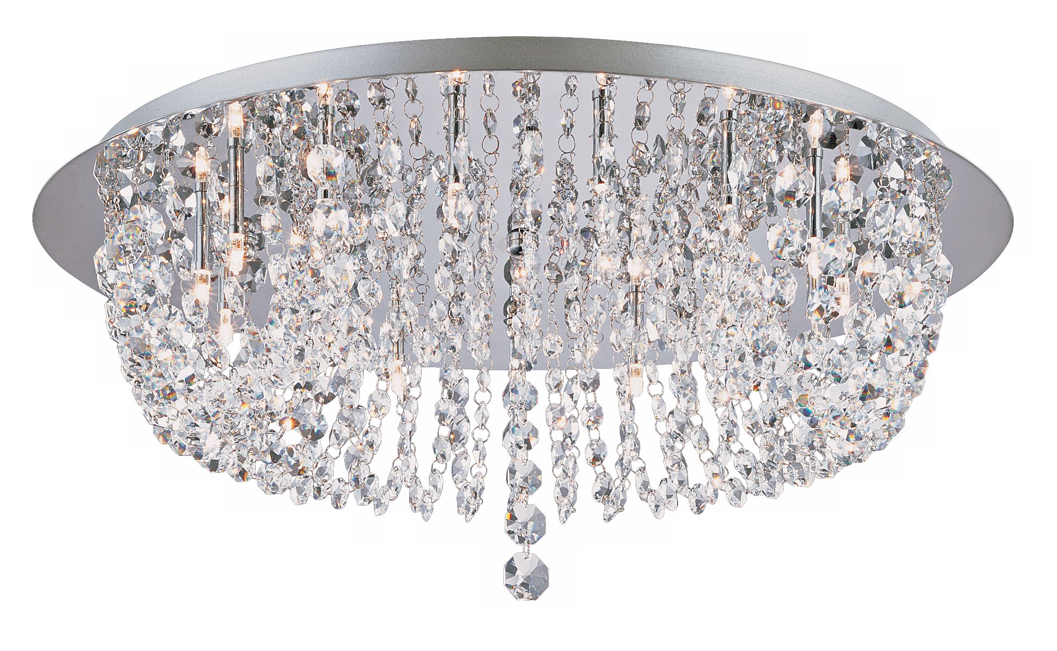Circular Crystal Bracelet 23 3/4" Wide Ceiling Light