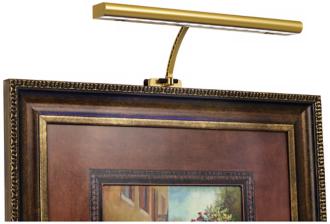 House of Troy Gold Finish Battery Powered LED Picture Light 11583