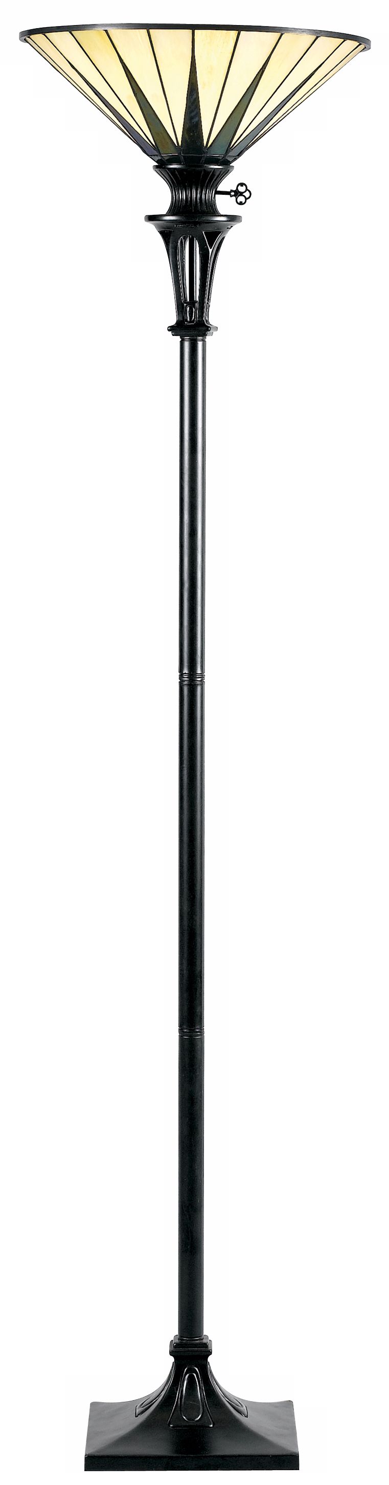 Starburst Tiffany Torchiere Floor Lamp