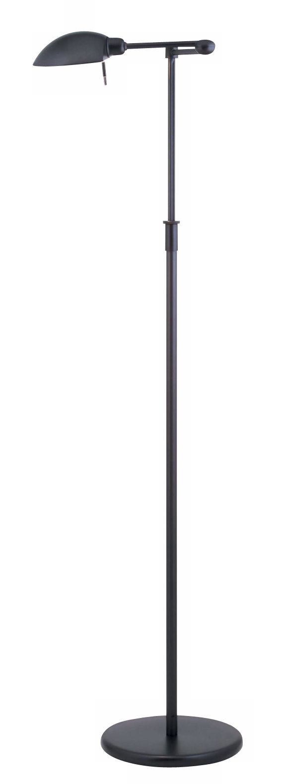 Old Bronze Pharmacy Swing Arm Holtkoetter Floor Lamp