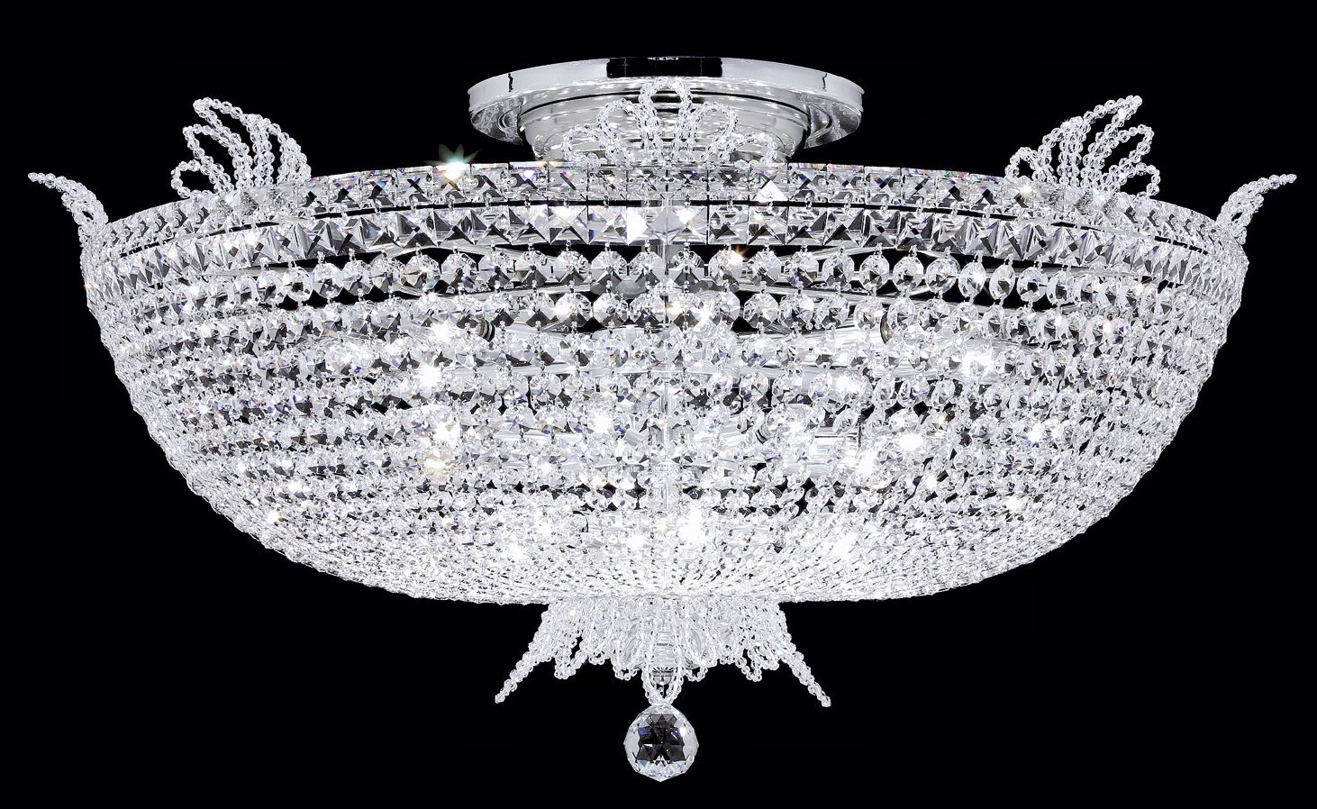 James R. Moder Princess Collection 34" Wide Ceiling Light