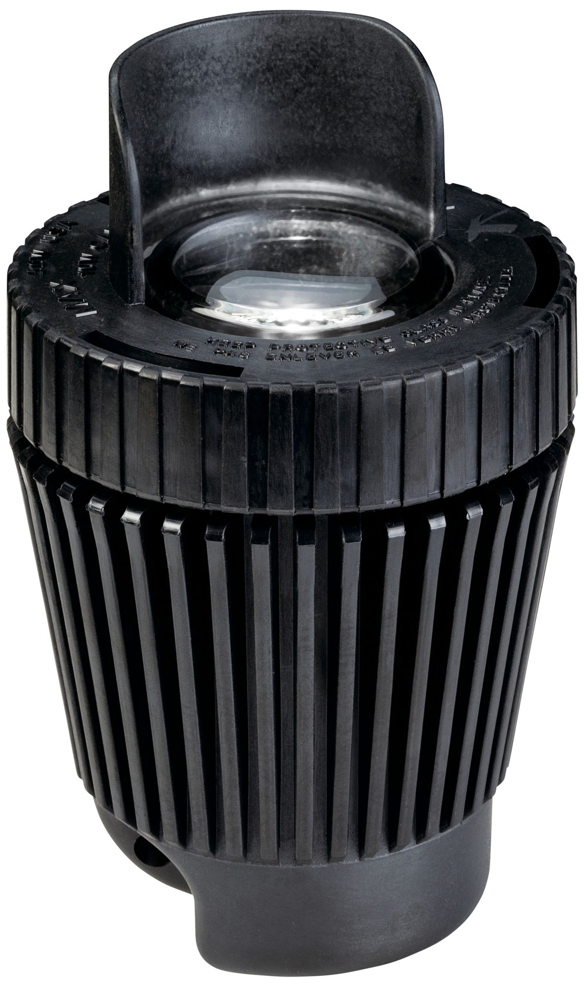 Kichler Black Outdoor Mini Well Light with Glare Shield