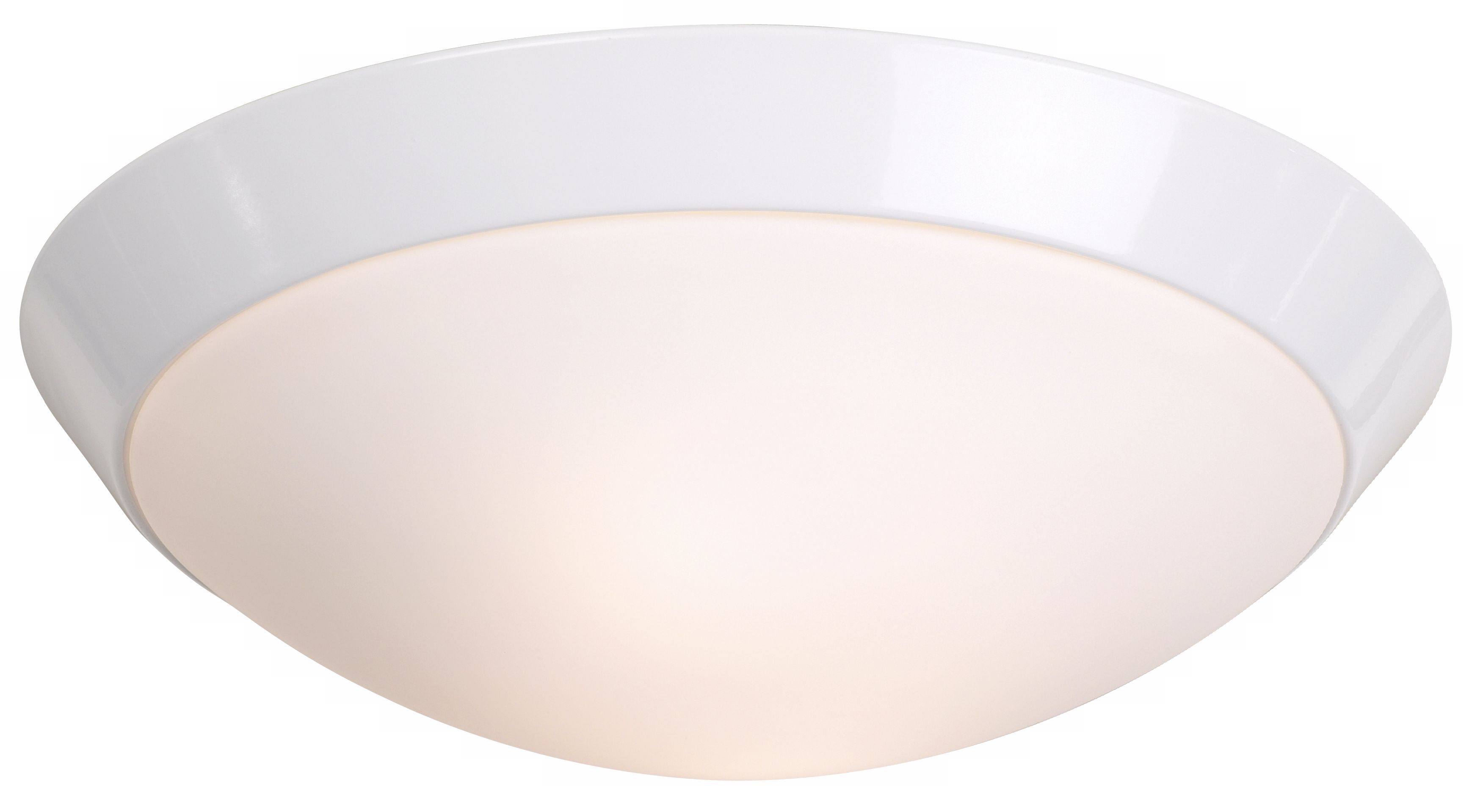 White Finish 13" Wide Ceiling Light Fixture