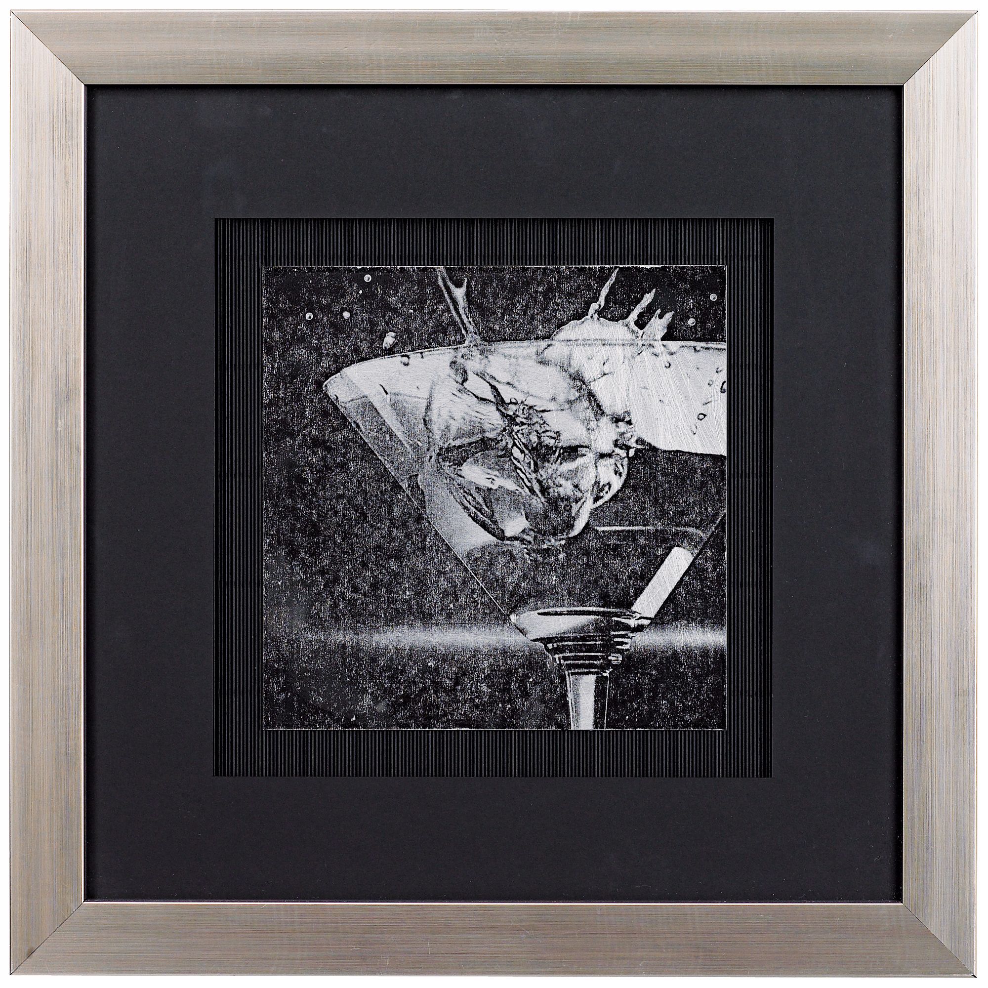 Martini Splash II 16 1/2" Square Wall Art