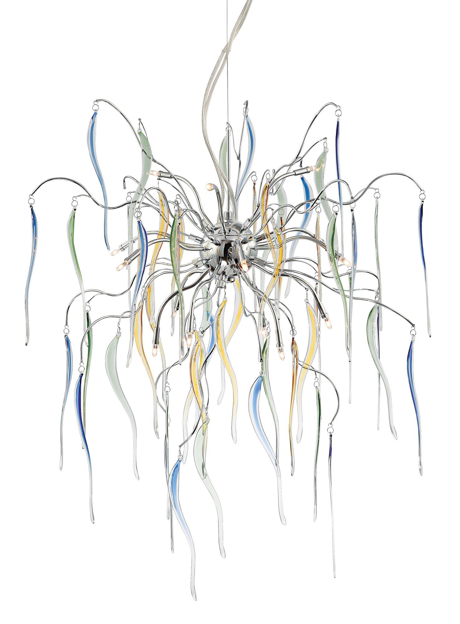 Possini Euro Design 26" Wide Icicle Art Chandelier