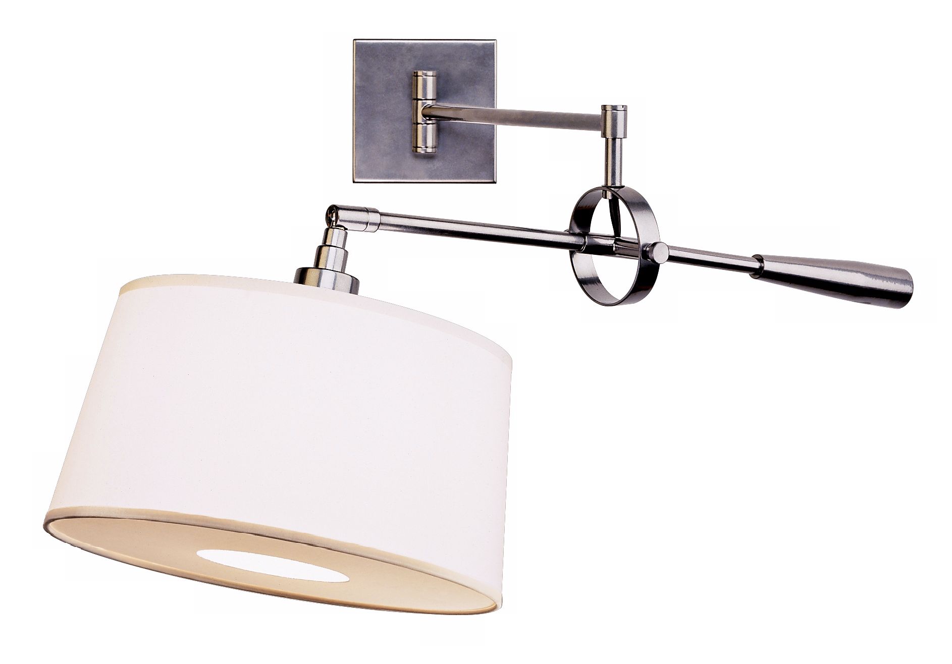 Real Simple Gun Metal Boom Plug-In Swing Arm Wall Light