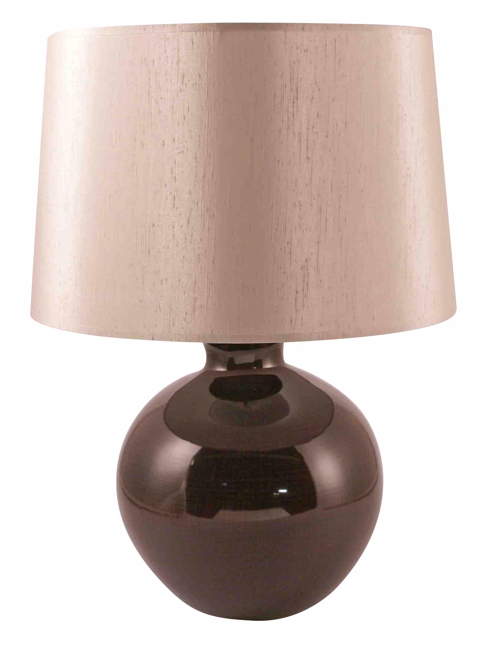 Haeger Potteries Red Cloth Pattern Bristol Table Lamp