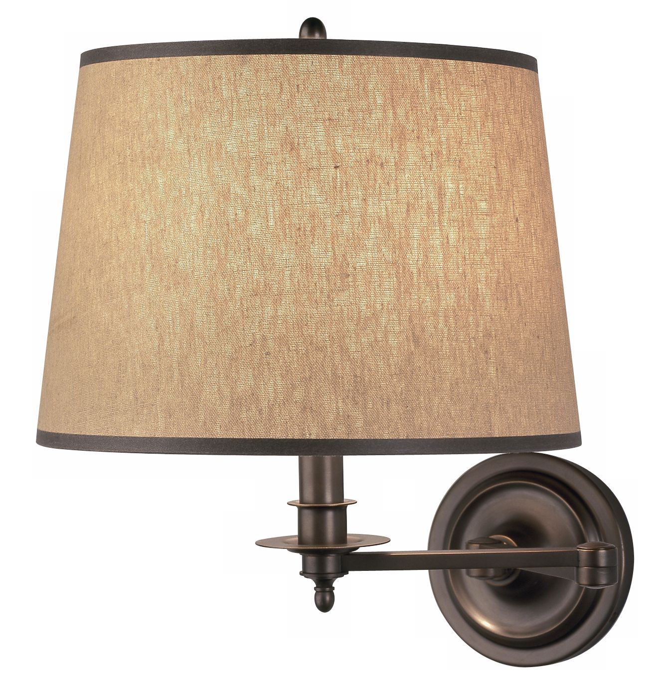 Winston Collection Dark Brass Plug-In Wall Lamp