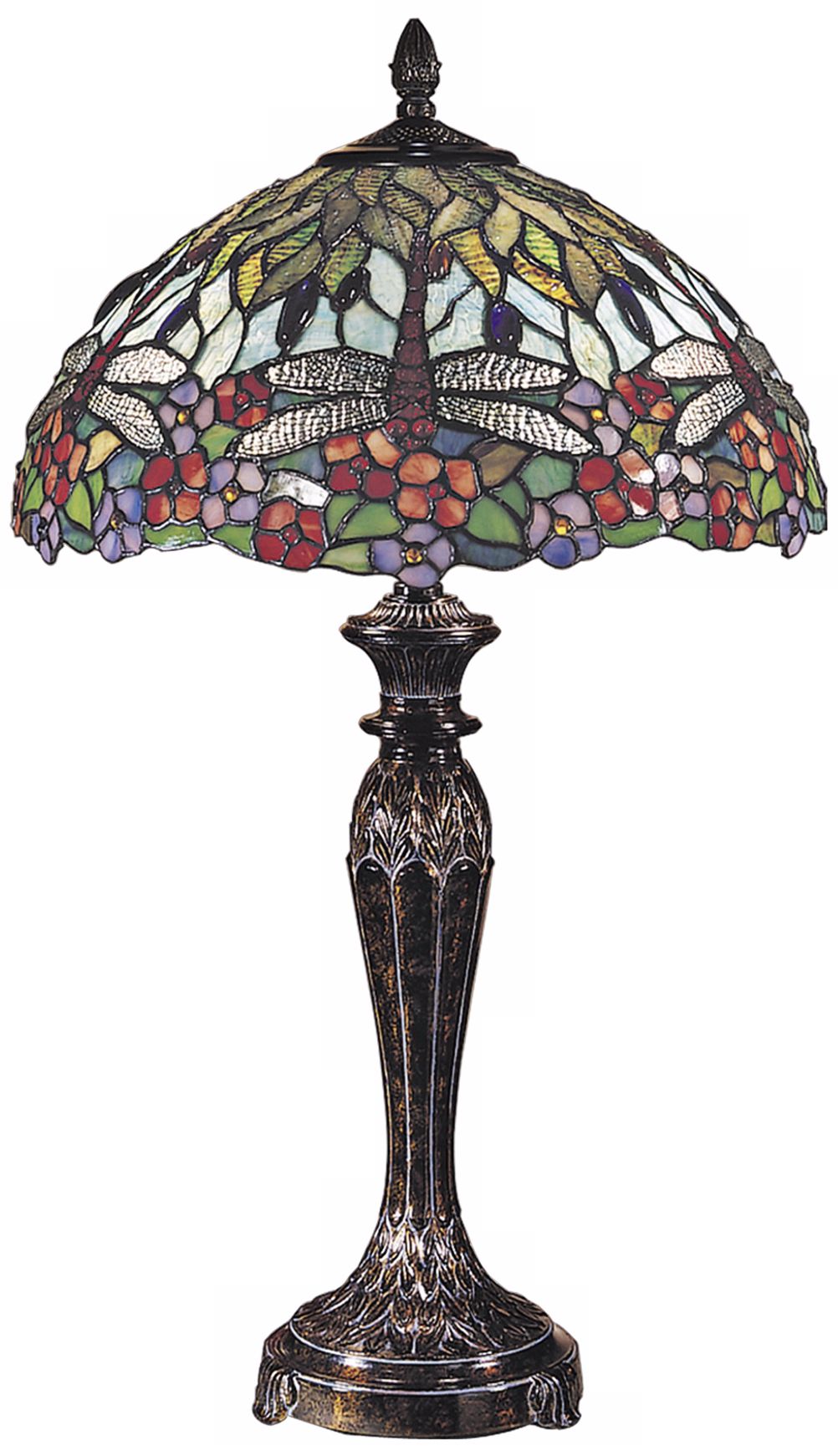 Dale Tiffany Fieldstone Art Glass Table Lamp