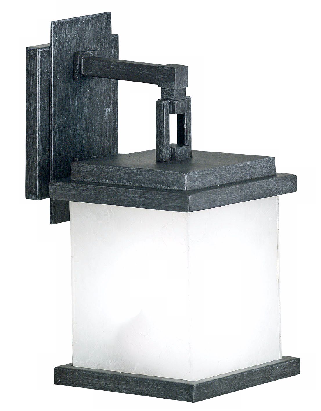 Peak Collection Pewter Finish 12" High Outdoor Wall Light