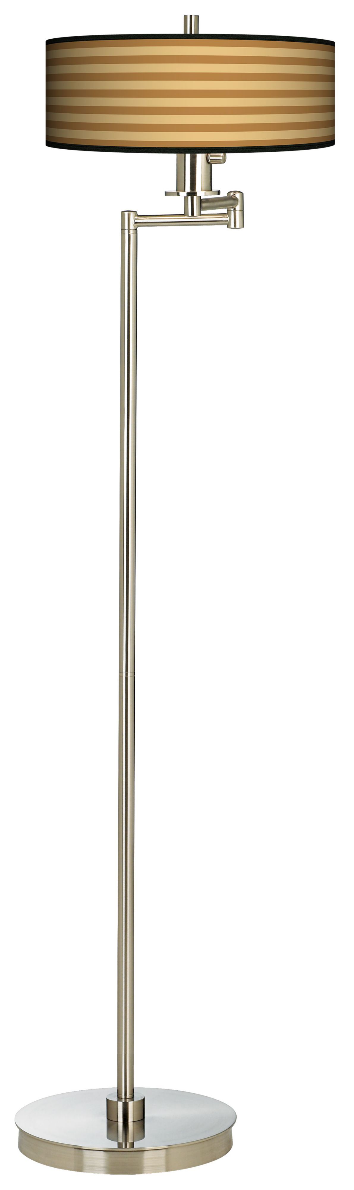 Butterscotch Parallels Energy Efficient Swing Arm Floor Lamp