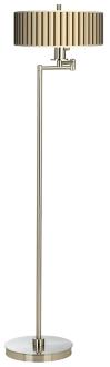 Fawn Stripes Energy Efficient Swing Arm Floor Lamp 13024 J9184