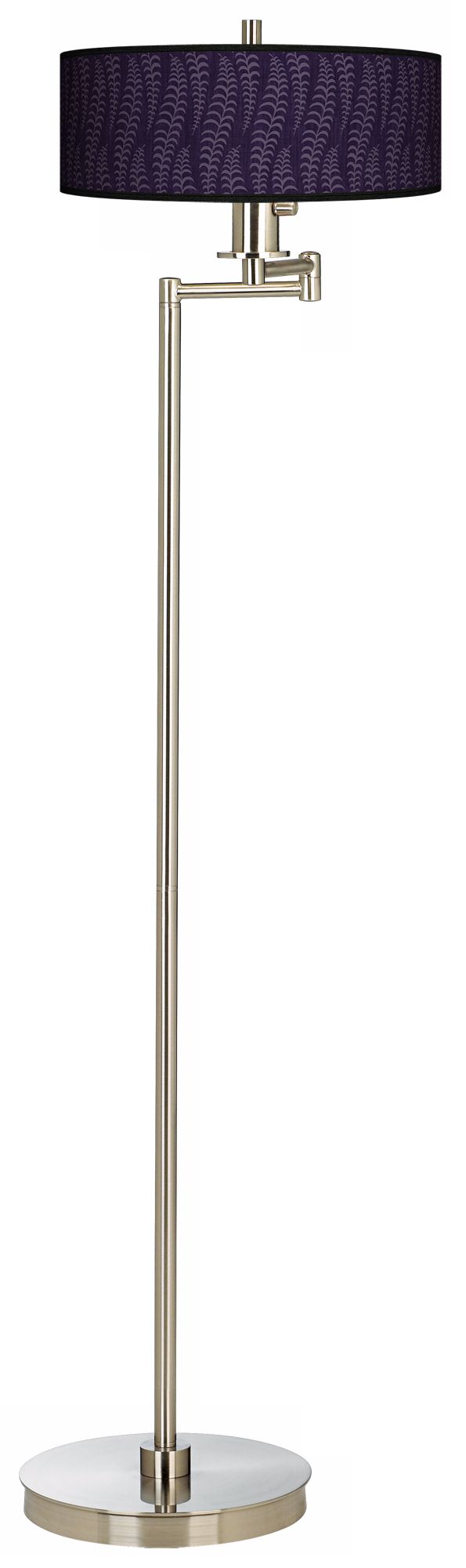 Stacy Garcia Fancy Fern Rich Plum Energy Efficient Floor Lamp