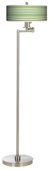 Lexington Stripe Energy Efficient Swing Arm Floor Lamp 13024 K3550