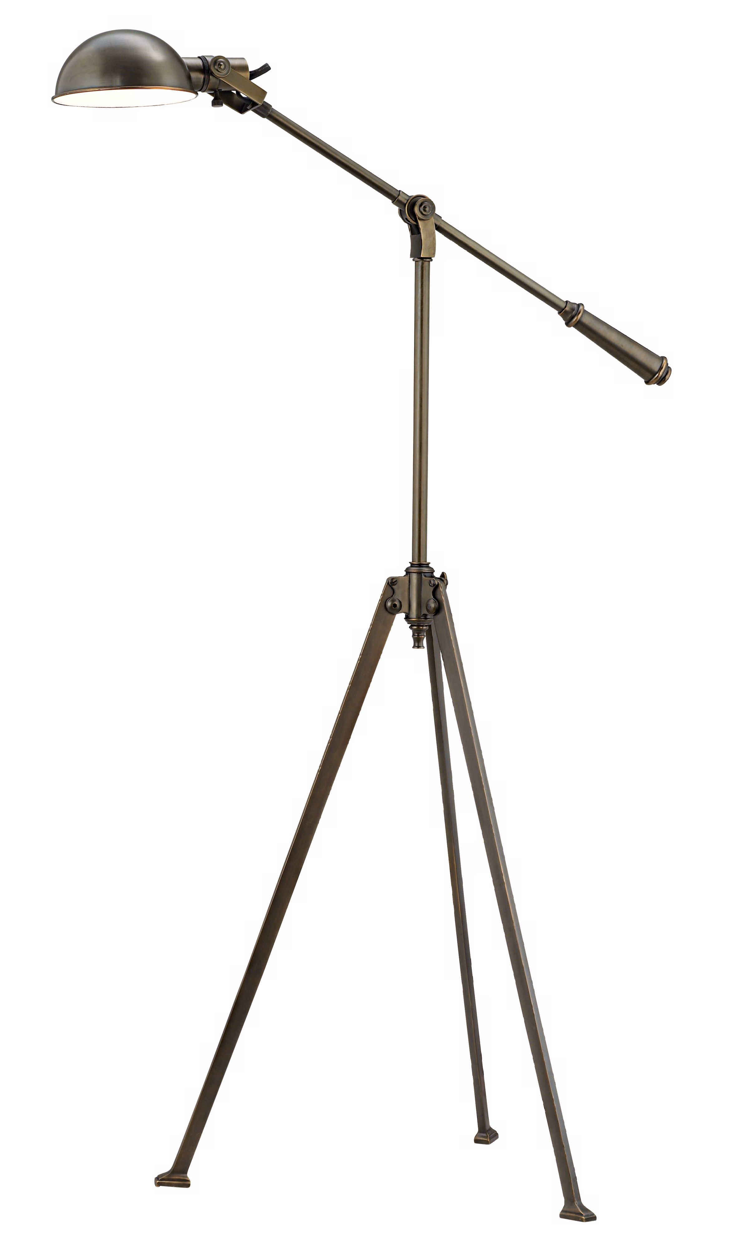Robert Abbey Rutherford Tripod Pharmacy Floor Lamp