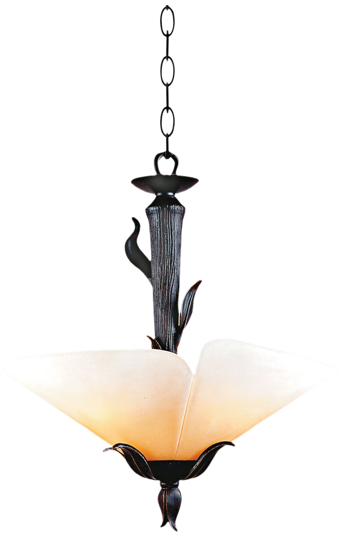 Las Cruces Collection Quoizel Three Light Pendant Chandelier