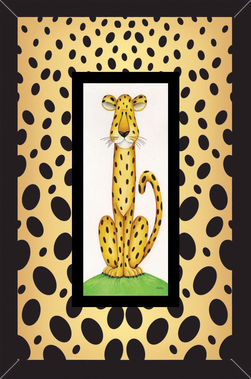 Jungle Cats I 15 3/4" High Wall Art