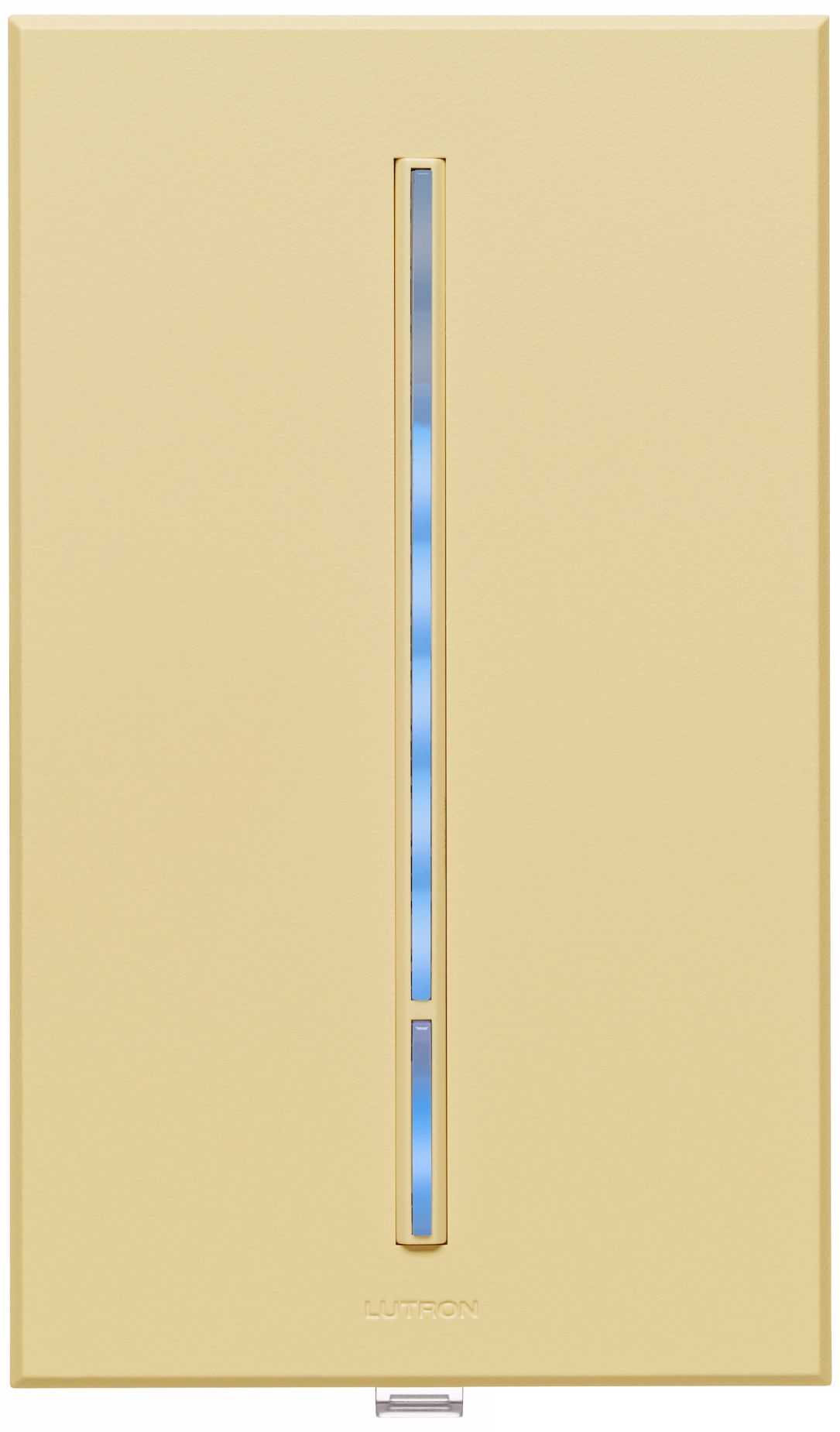 Lutron Vierti 600 Watt Blue LED Multilocation Ivory Dimmer