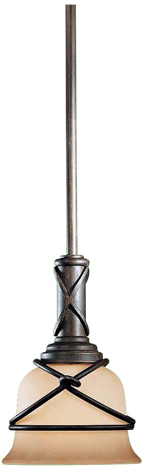 Aspen II Collection One Light Mini Pendant by Minka