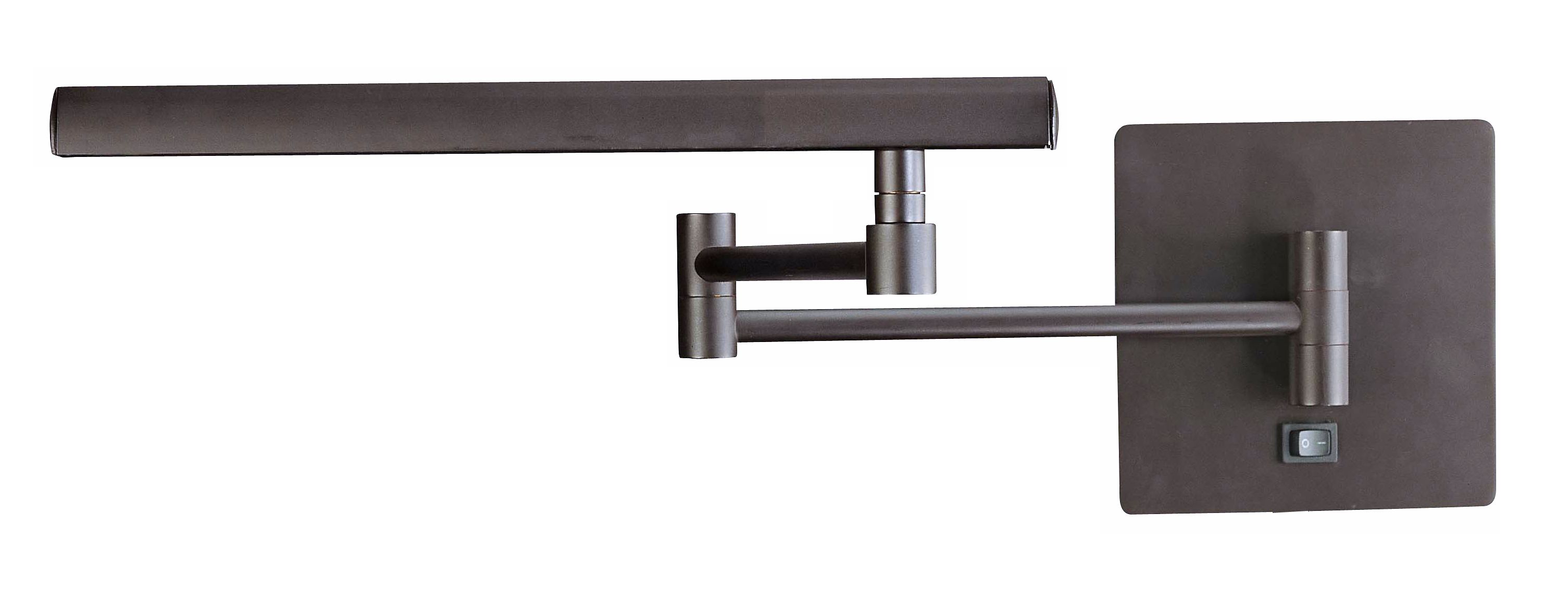 George Kovacs Madake Bronze Plug-In Swing Arm Wall Lamp