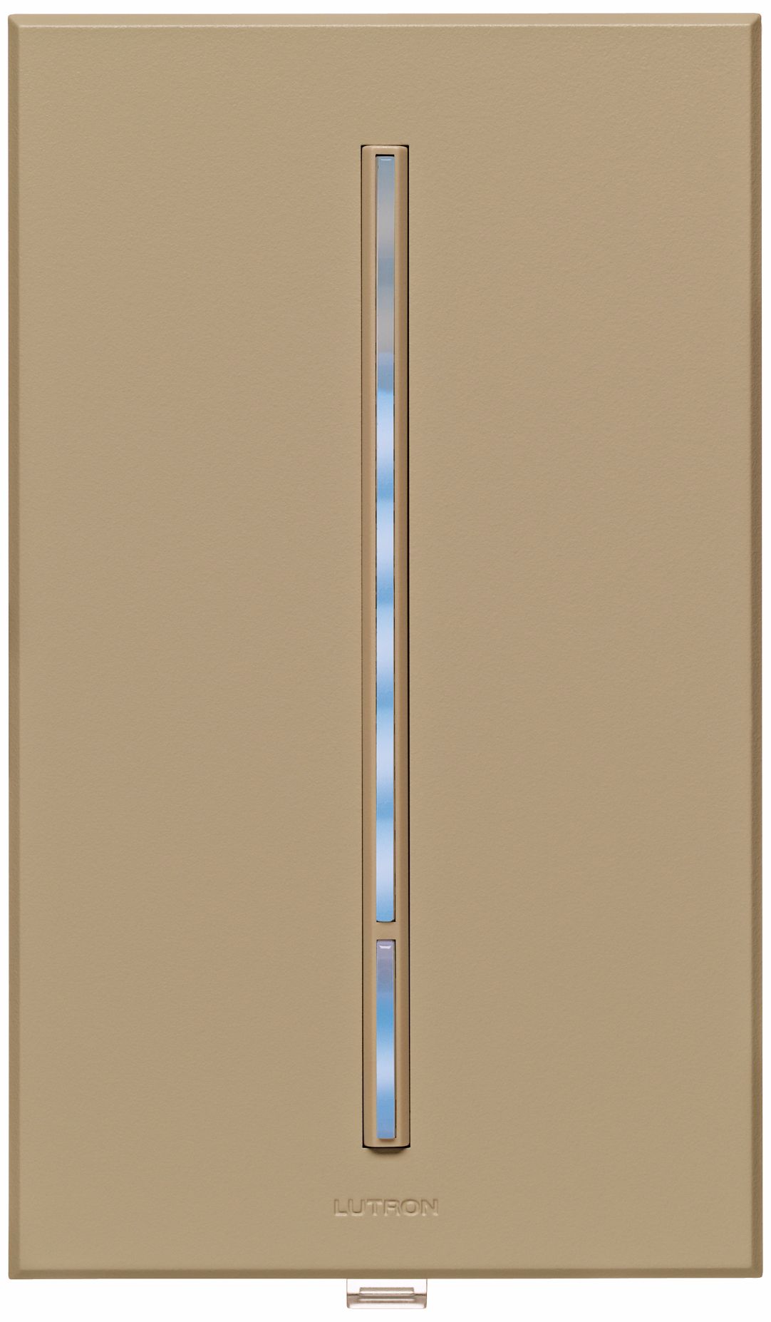 Lutron Vierti 600 Watt Blue LED Multilocation Taupe Dimmer