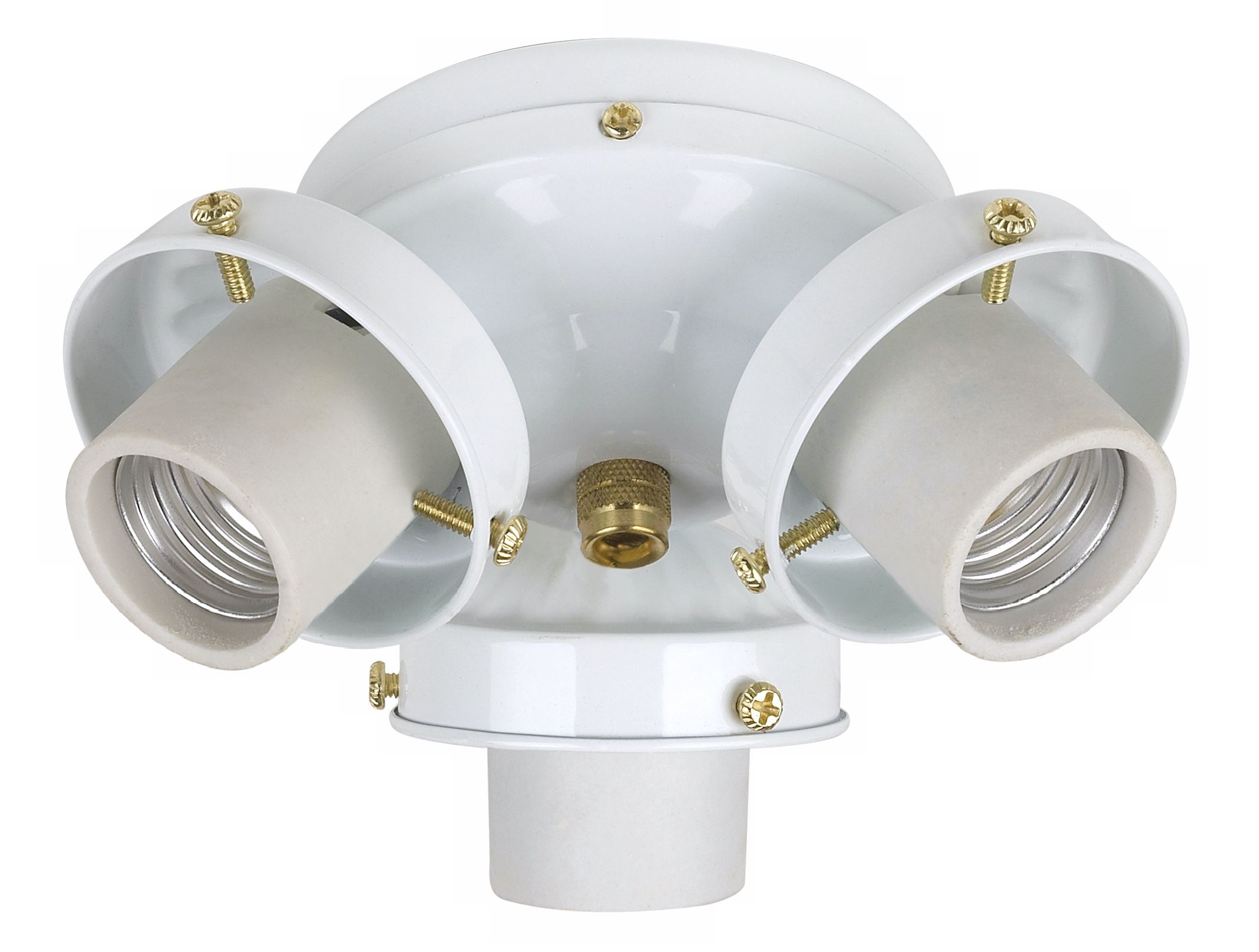 White Light Cap with Pull Chain Fan Light 13764