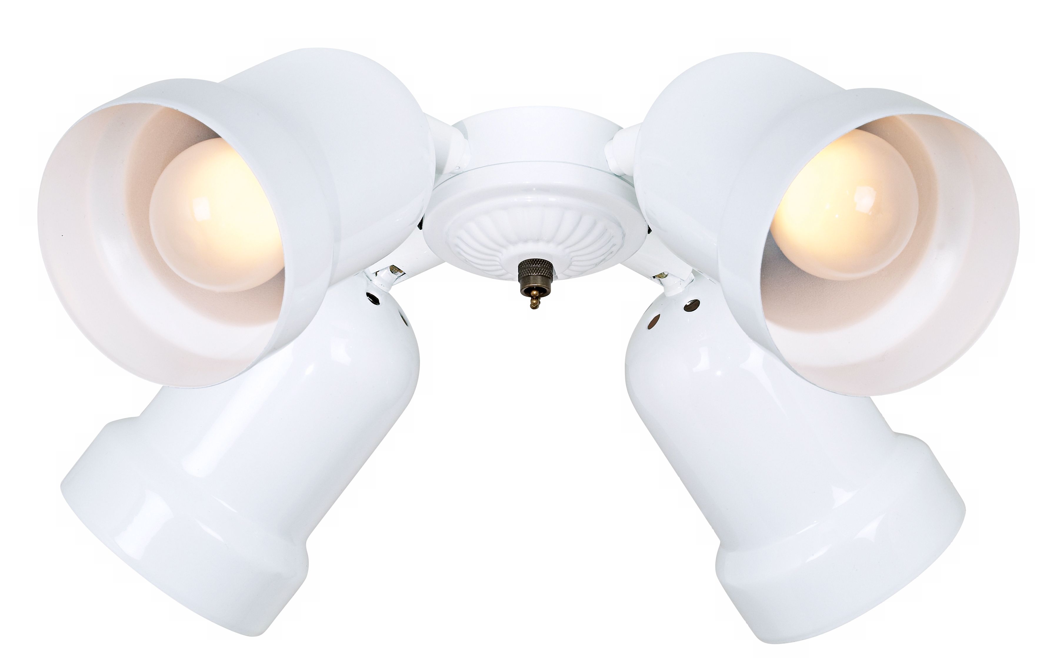 Pull Chain Universal Fan Cap Light Kit With Switch Housing