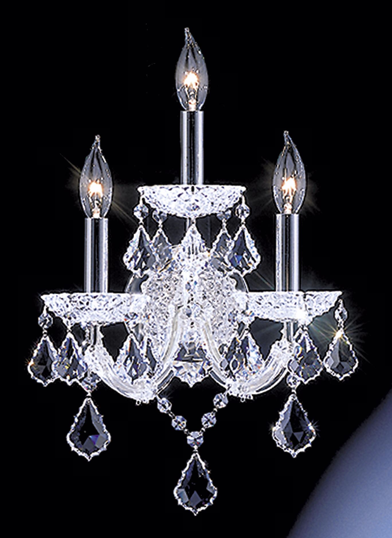James R. Moder 17" High Maria Theresa Grand Sconce