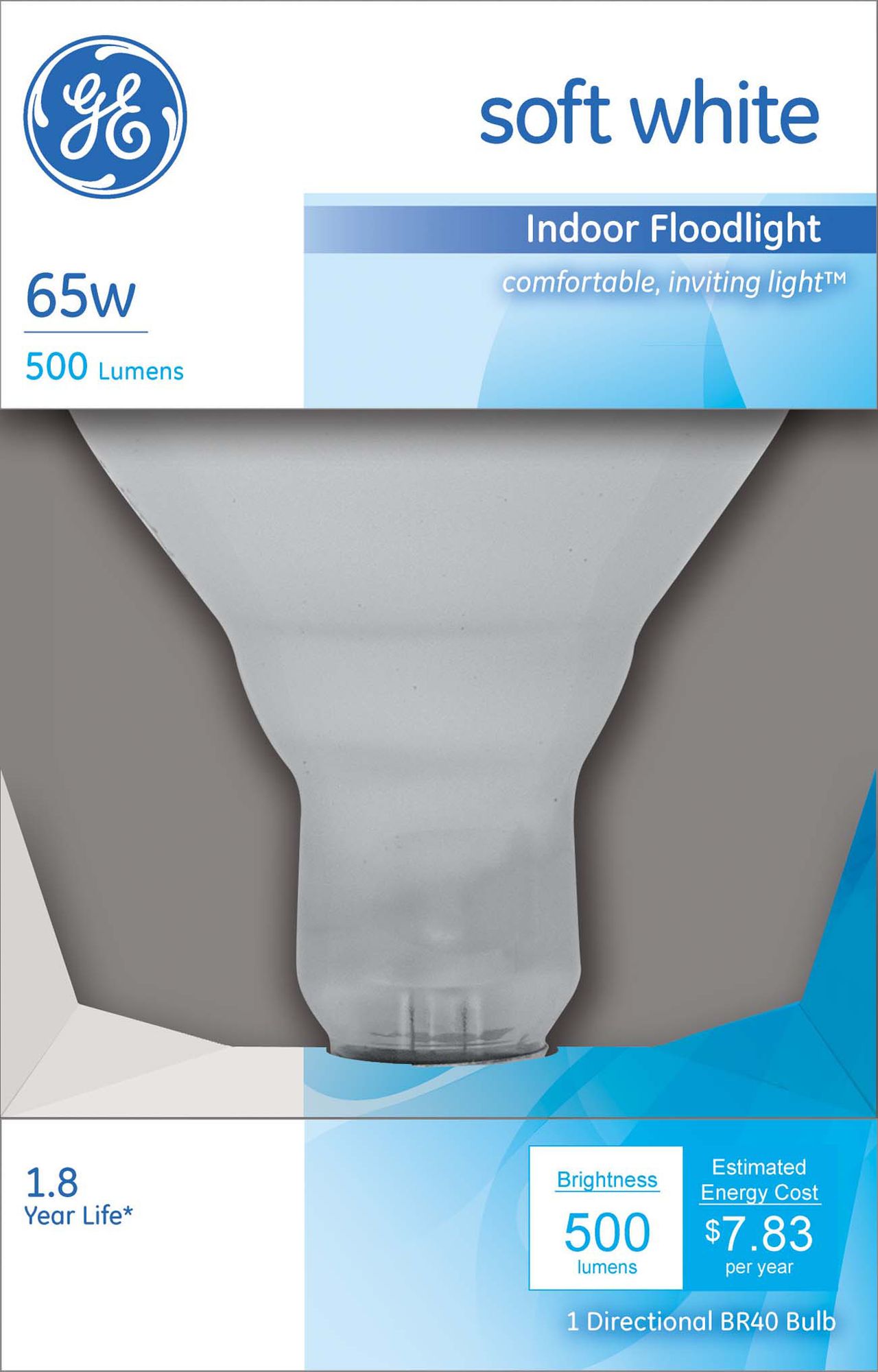 GE 65 Watt Indoor Floodlight Bulb