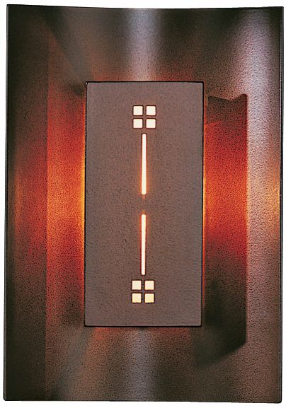 Hubbardton Forge Mission Mosaic 11 3/4" High Outdoor Light