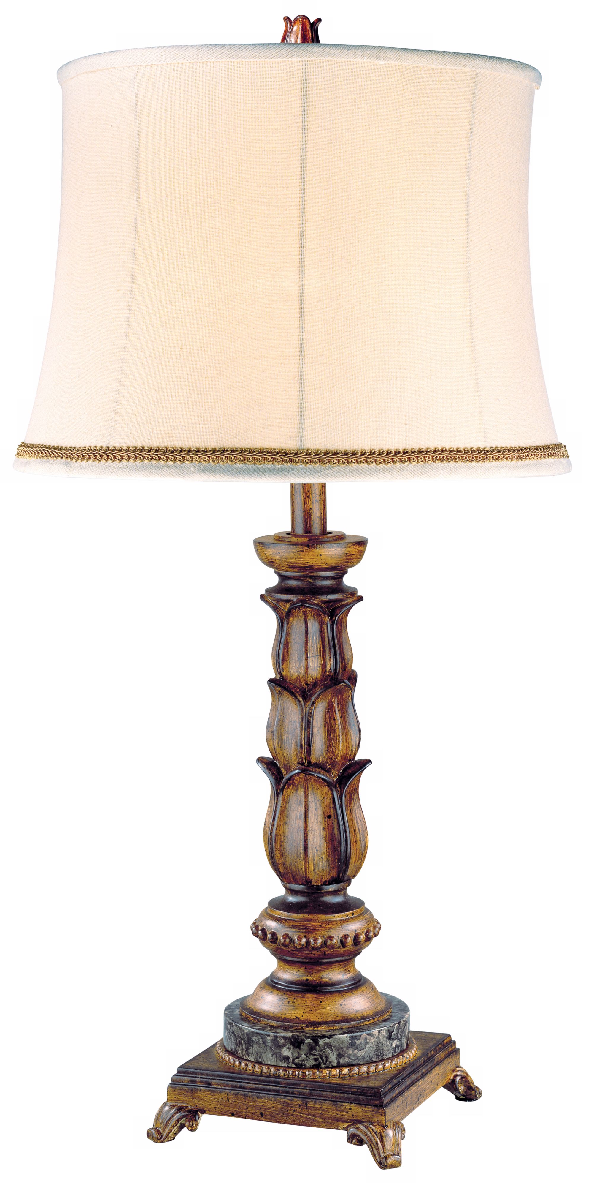Kathy Ireland Golden Treasure Table Lamp