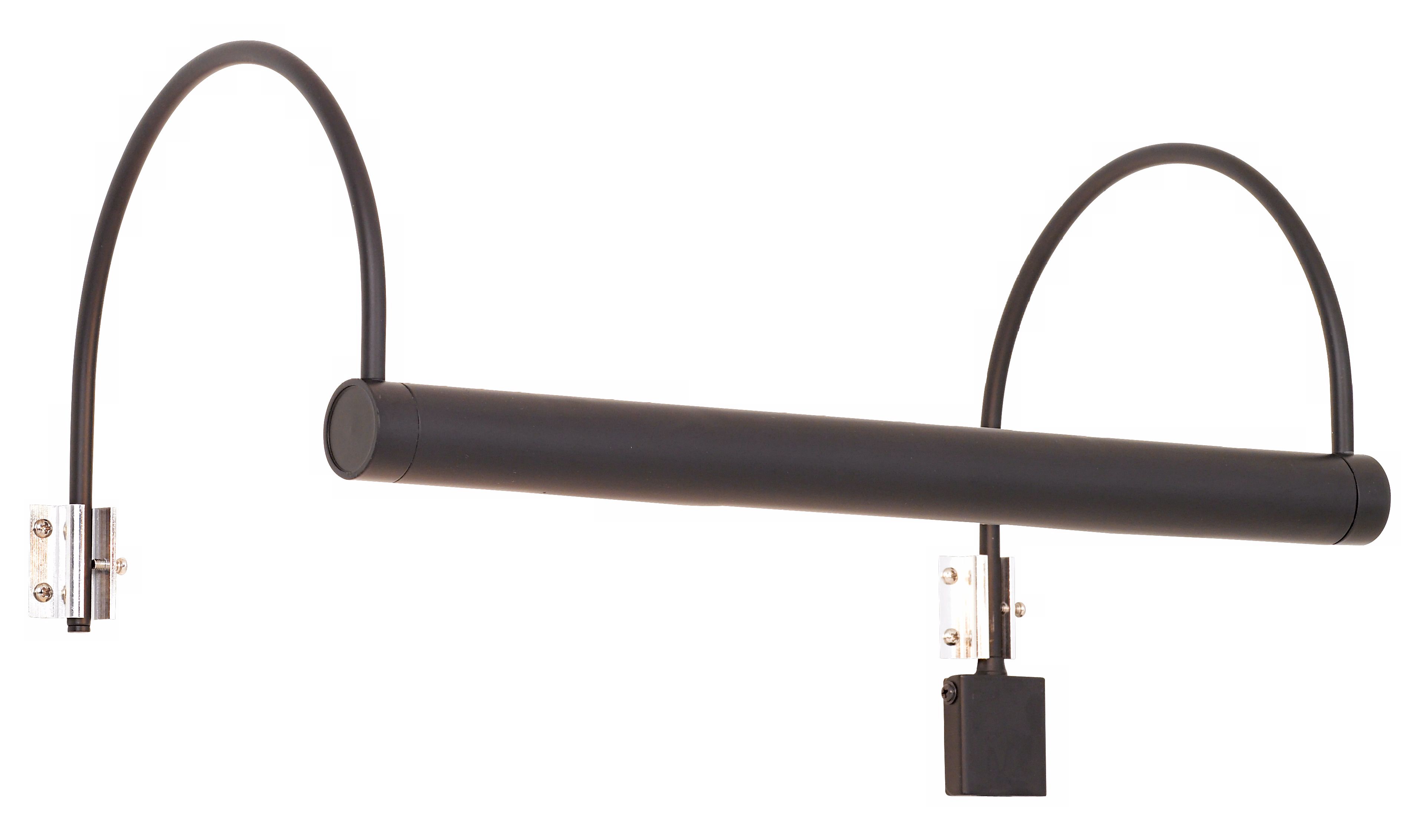 Modern Black Finish 16" Wide Plug-in Picture Light
