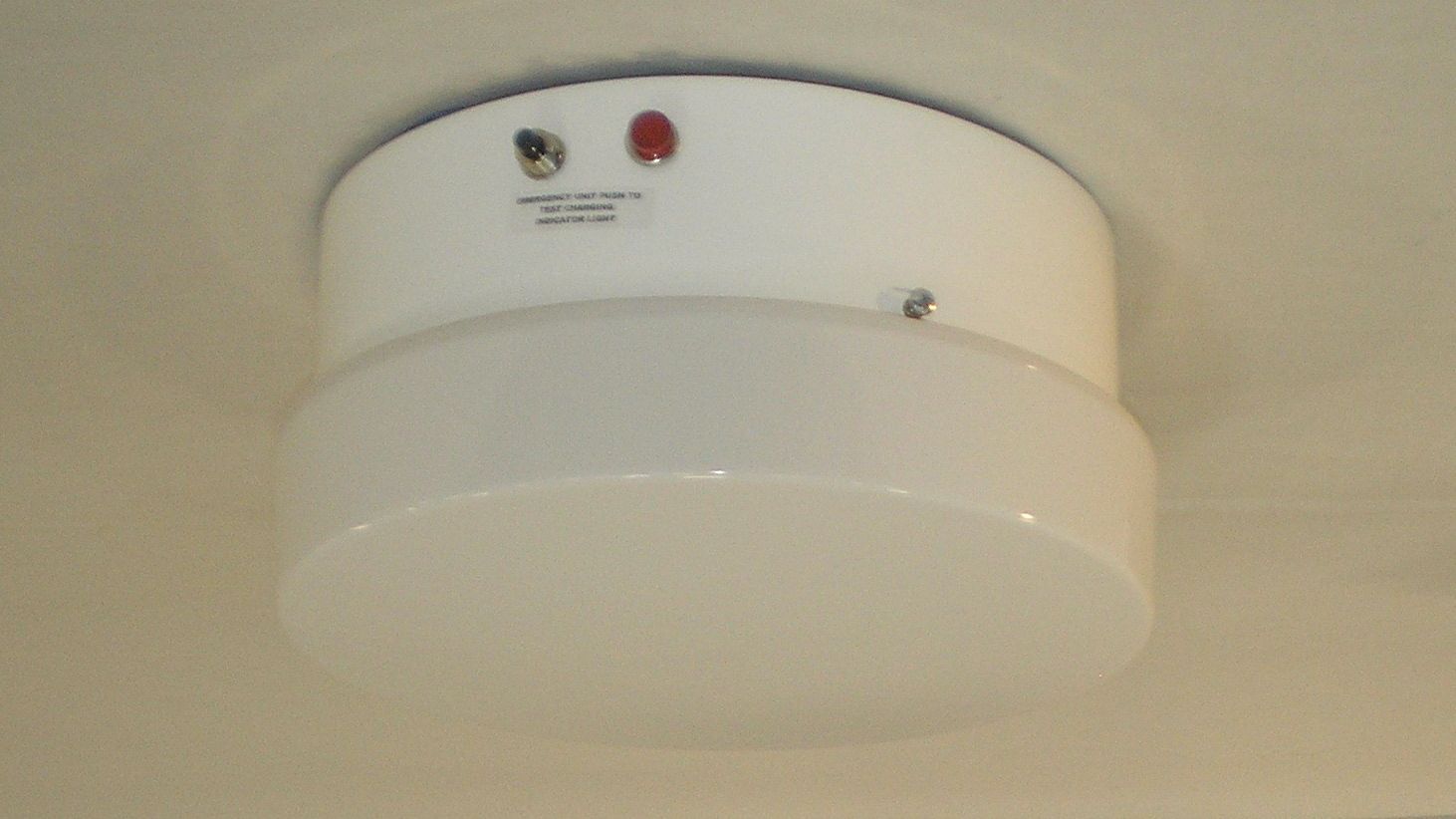 White Finish 11" High 6" Wide Fluorescent Drum