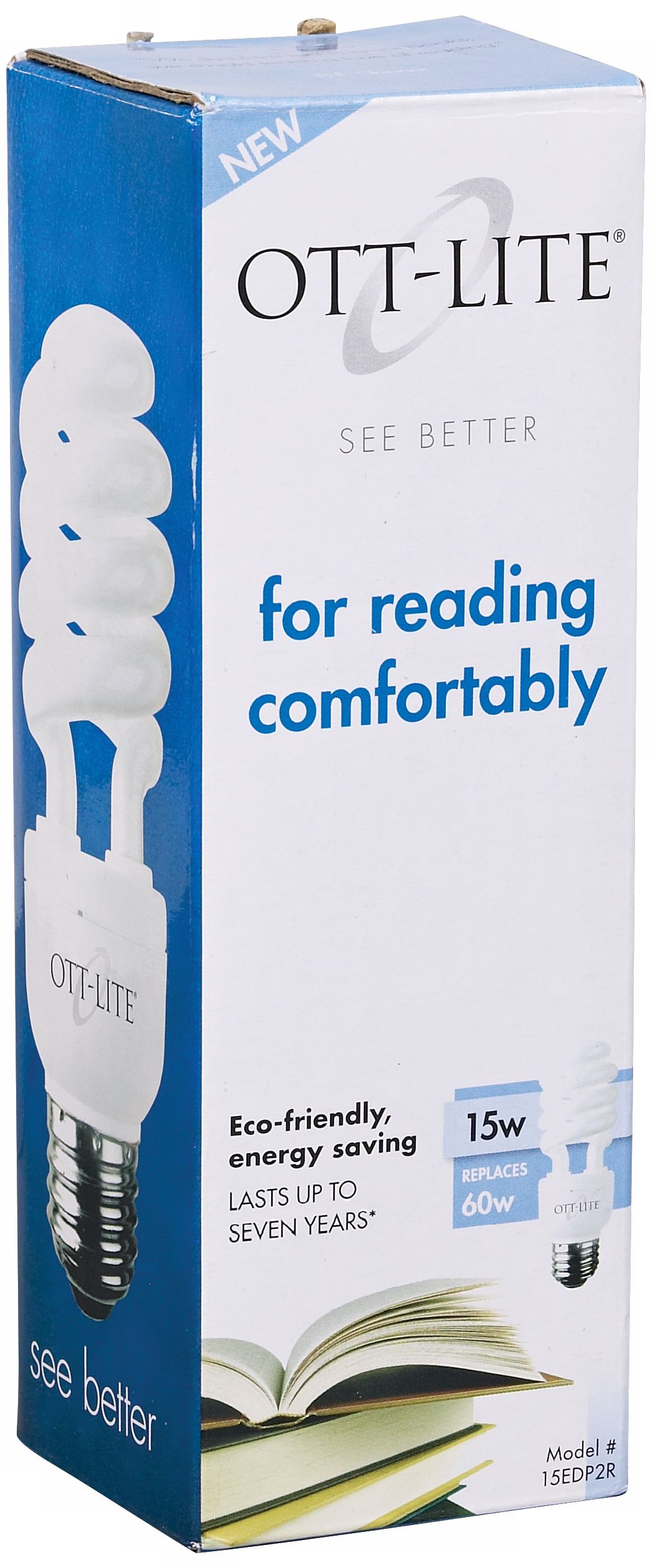 OTT-Lite 15 Watt Reading CFL Light Bulb