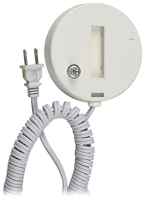 Lightolier White Finish Monopoint Pin Up Adaptor