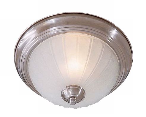 Melon 11" Wide Nickel ENERGY STAR® Ceiling Light Fixture