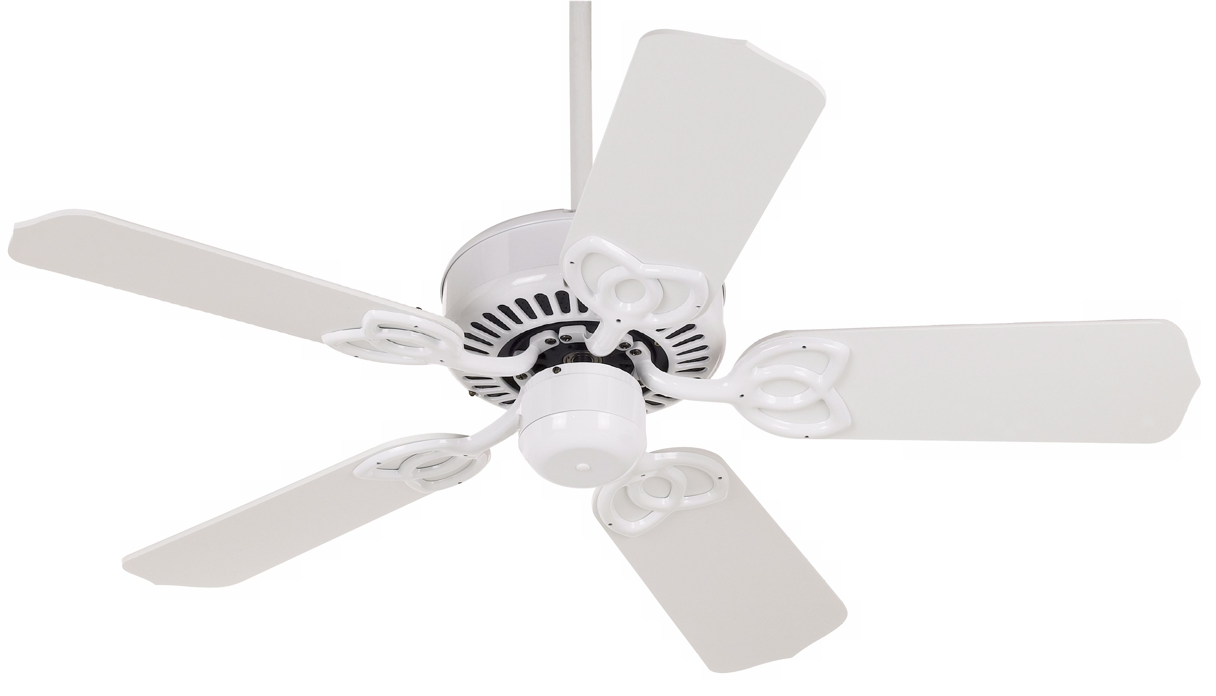 42" Casa Vieja Lexington White Ceiling Fan