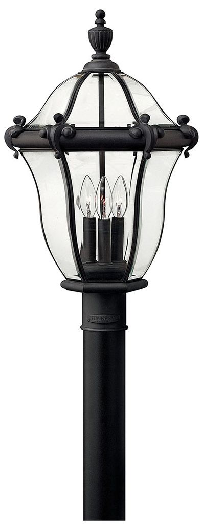 La Cumbre 23" High Black Finish Outdoor Post Light