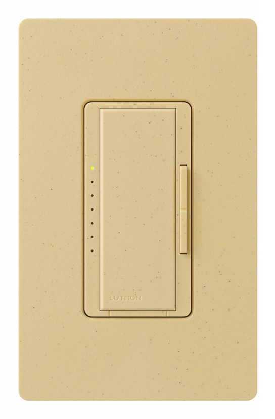 Lutron Maestro 600 Watt GoldStone Preset Single Pole Dimmer