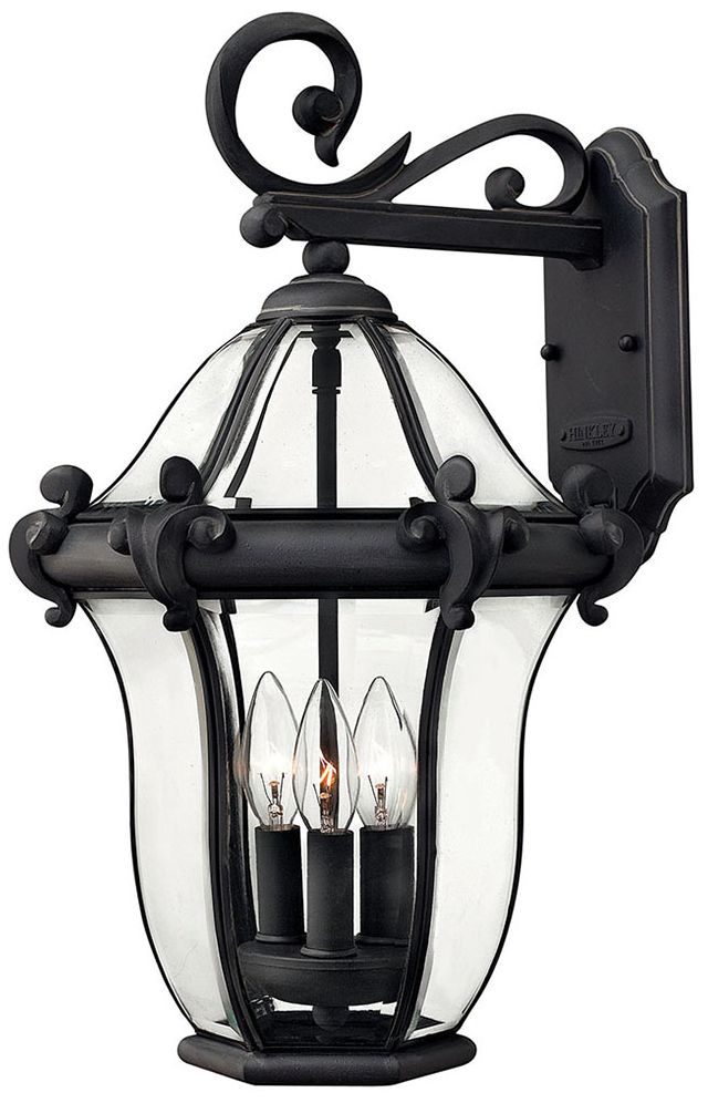 Hinkley La Cumbre Black Finish 21" High Outdoor Wall Light