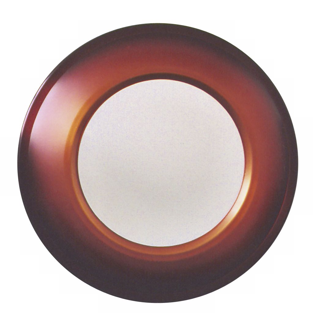 Babette Holland Burnt Orange 26" Wide Wall Mirror