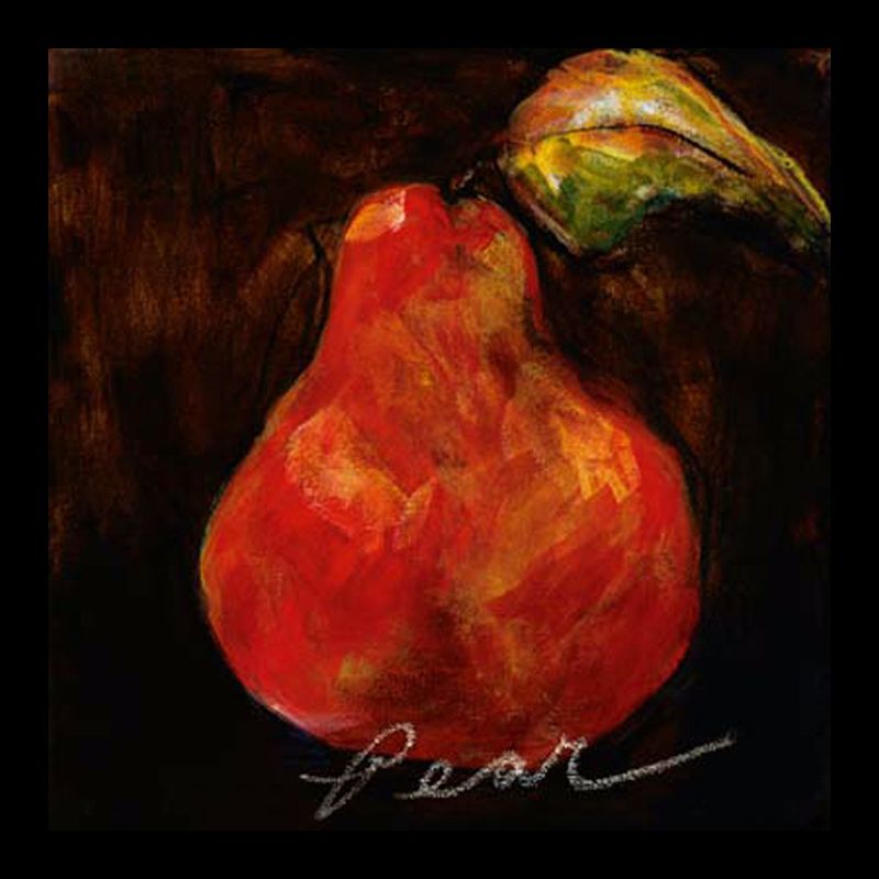 Pear B 24" Square Wall Art