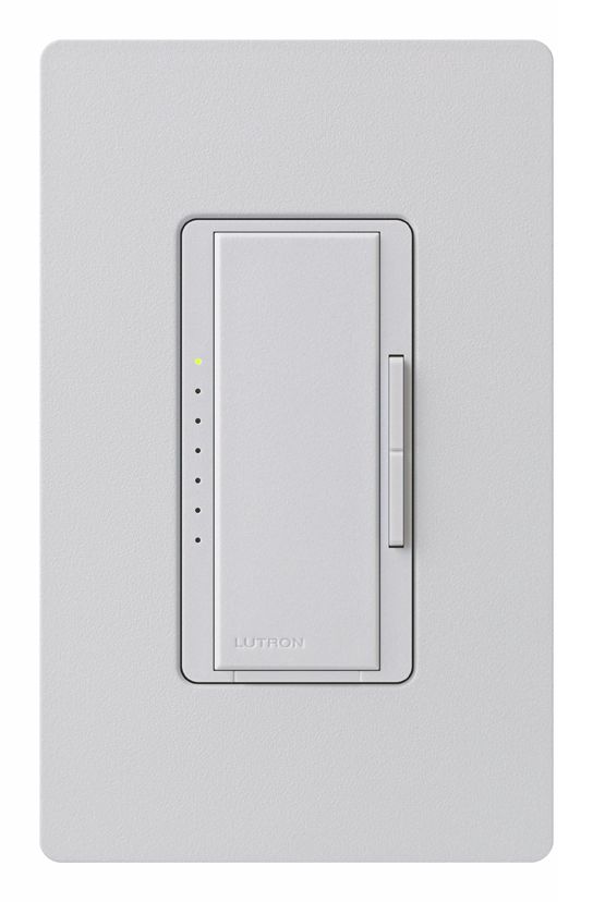 Lutron Maestro 600 Watt Palladium Preset Single Pole Dimmer